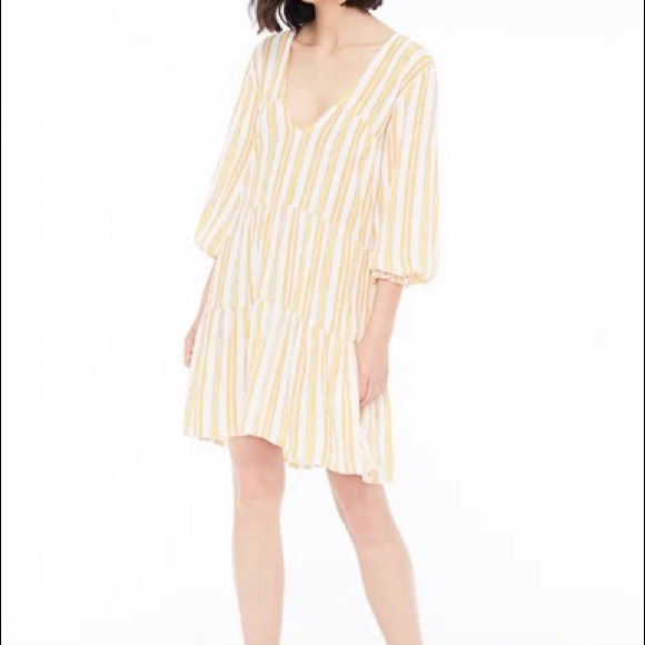 Faithful The Brand- Le Gallion Dress- Azure Stripe - Picture 3 of 6